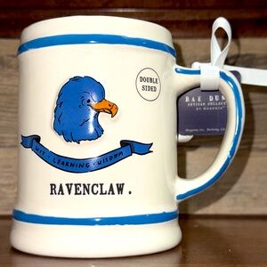 Cute 🥰 Rae Dunn Harry Potter ceramic Mug Double Sided RAVENCLAW University Style